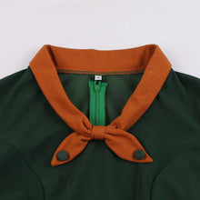 Load image into Gallery viewer, Dark Green Swing Vintage 1950S Dress