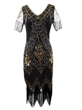 Load image into Gallery viewer, Flapper 1920S Fringed Gatsby Dress