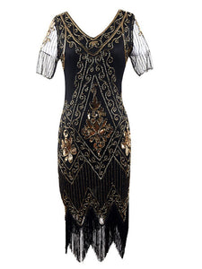 Flapper 1920S Fringed Gatsby Dress