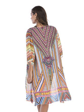 Load image into Gallery viewer, Women&#39;s National Printed Long Kimono Cardigan Beach Tops Cover Ups