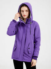 Load image into Gallery viewer, Women&#39;s Parker Coat Daily Going Out Fall Winter Casual Waisted Solid Color Oversized Hoodie Coat