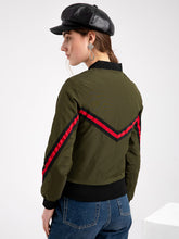 Load image into Gallery viewer, Women&#39;s Pilot Style Jacket Street Daily Fall Winter Casual Solid Color Stand Collar Sporty Jacket