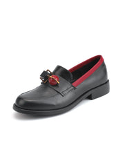 Load image into Gallery viewer, Women&#39;s Loafers Round Toe Leather Vintage Shoes