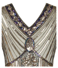 Load image into Gallery viewer, 4 Colors 1920s  Sequined Fringed Flapper Dress