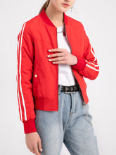 Load image into Gallery viewer, Women&#39;s Pilot Style Jacket Daily Fall Winter Casual Solid Color Stand Collar Sporty Jacket