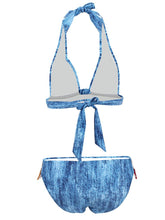 Load image into Gallery viewer, Sexy Retro Style Fringe Two Pieces Backless Trigonal Bikini Sets