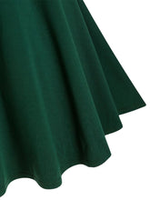 Load image into Gallery viewer, 1950S Bow Collar Swing Dress With Belt 