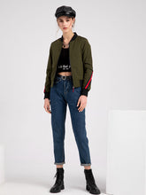 Load image into Gallery viewer, Women&#39;s Pilot Style Jacket Street Daily Fall Winter Casual Solid Color Stand Collar Sporty Jacket
