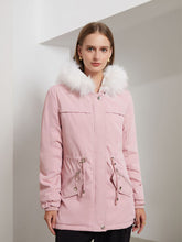 Load image into Gallery viewer, Women&#39;s Coat Daily Going Out Fall Winter Casual Waisted Solid Color Cotton Oversized Hoodie Coat