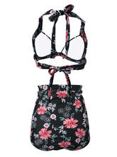 Load image into Gallery viewer, 
Floral Print Retro Style Bikinis swimsuits