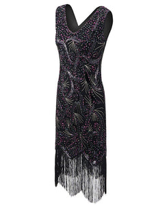 1920S Sequined Flapper Dress