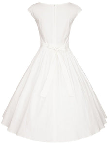 Audrey Hepburn Same Style Cotton 50s Dress