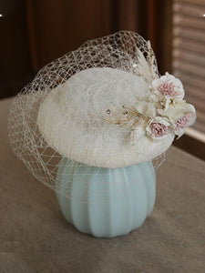 Lace Flover Tulle  Vintage Lace 1950S Hat 