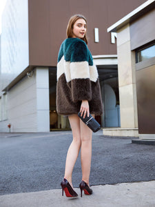 Faux Fur Long Coat Women Winter Coat