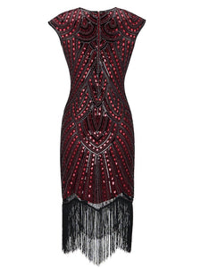 1920S Beaded Flapper Gatsby Dress