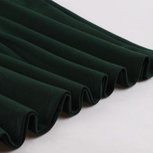 Load image into Gallery viewer, Dark Green Pockets Short Sleeve 50s Dress