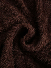 Load image into Gallery viewer, Women&#39;s Coat PU Leather Turndown Collar Fall Winter Plush Regular Midi Length Coat Solid Color Coat