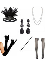 Load image into Gallery viewer, Pink Dress 20s 1920s Gatsby Sequined Fringed Flapper Dress Set