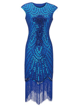 Load image into Gallery viewer, 1920S Beaded Flapper Gatsby Dress