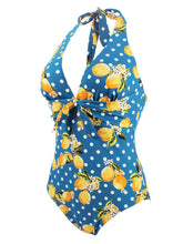 Load image into Gallery viewer, Sexy Vintage Style Floral One Piece Bikini