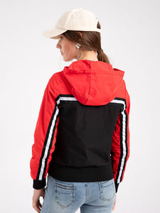 Women's Jacket Street Daily Fall Winter Casual Two tone Stand Collar Jacket