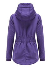 Load image into Gallery viewer, Women&#39;s Parker Coat Daily Going Out Fall Winter Casual Waisted Solid Color Oversized Hoodie Coat