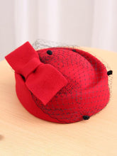 Load image into Gallery viewer, 100%Wool 1950S Pillbox Hat Mrs Masiel Same Style Hat
