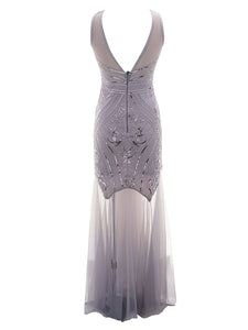 Flapper 1920S Fringed Gatsby Maxi Dress