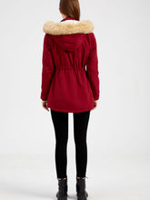 Load image into Gallery viewer, Women&#39;s Coat Daily Lamb wool Fall Winter Regular Midi Length Coat Solid Color Oversized Coat