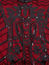 Load image into Gallery viewer, 5Color 1920S Sequined Fringe Gatsby Flapper Dress