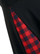 Load image into Gallery viewer, 1950S Bow Collar Plaid Swing Dress 