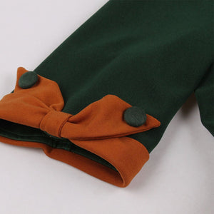 Dark Green Swing Vintage 1950S Dress