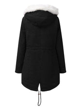 Load image into Gallery viewer, Women&#39;s Parker Coat Daily Going Out Fall Winter Casual Waisted Solid Color Cotton Oversized Hoodie Coat