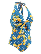 Load image into Gallery viewer, Sexy Vintage Style Floral One Piece Bikini