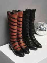 Load image into Gallery viewer, Women&#39;s Boots Platform Round Toe PU Knee High Boots Casual