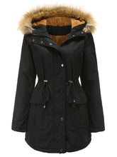 Load image into Gallery viewer, Women&#39;s Coat Street Daily Winter Plush Long Coat Solid Color Oversized Fur Warm Coat