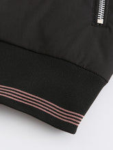 Load image into Gallery viewer, Pilot Style Jacket Street Daily Fall Winter Casual Solid Color Stand Collar Sporty Jacket For Women