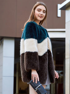 Faux Fur Long Coat Women Winter Coat