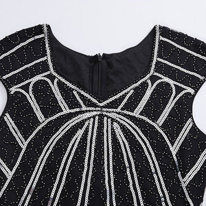 1920S Sequin Fringed Gatsby Dress