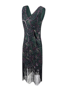 1920S Sequined Flapper Dress