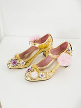 Load image into Gallery viewer, 9.5CM Luxury Pompom Chunky Heels Retro Shoes