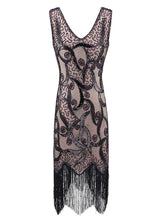 Load image into Gallery viewer, 1920S Sequined Flapper Dress