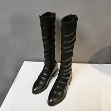 Load image into Gallery viewer, Women&#39;s Boots Platform Round Toe PU Knee High Boots Casual