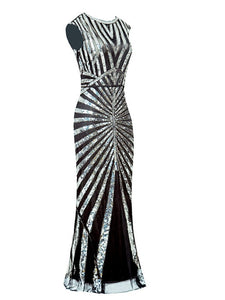 1920S Sequin Gatsby Maxi Dress