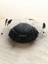 Load image into Gallery viewer, Sweet Bow Lace Tulle Net 1950S Hat