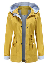 Load image into Gallery viewer, Women&#39;s Jacket Daily Going Out Fall Winter Casual Solid Color Hoodie Sporty Jacket