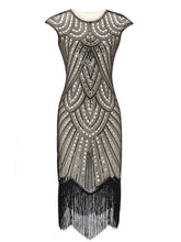 Load image into Gallery viewer, 1920S Beaded Flapper Gatsby Dress