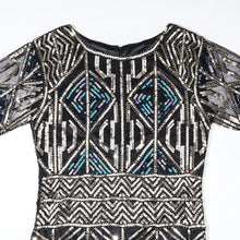 Load image into Gallery viewer, 1920S Fringed Sequin Flapper Dress