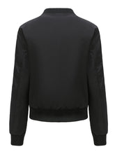 Load image into Gallery viewer, Pilot Style Jacket Daily Zippered Fall Winter Casual Solid Color Stand Collar Sporty Jacket For Women