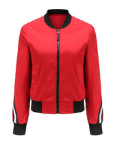 Load image into Gallery viewer, Women&#39;s Pilot Style Jacket Street Daily Fall Winter Casual Solid Color Stand Collar Sporty Jacket